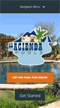 Mobile Screenshot of haciendapools.net